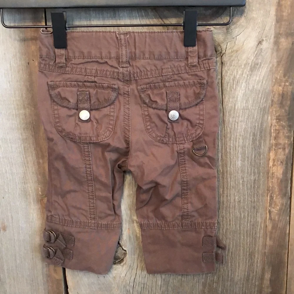 Old Navy Brown 5 Pocket Crop Utility Pants Size 2T